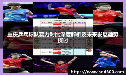 重庆乒乓球队实力对比深度解析及未来发展趋势探讨